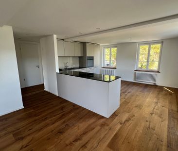 Neu renovierte 3.5-Zimmerwohnung in charmantem Bauernhaus im Grünen - Foto 4