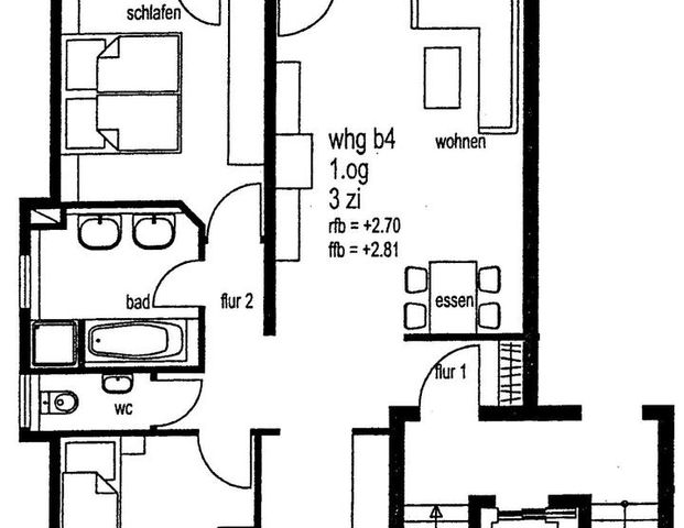 Helle 3-Zimmer-Wohnung in 73269 Hochdorf zur Miete. - Foto 1