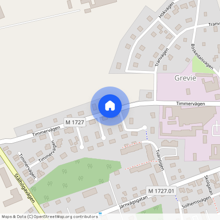 Timmervägen, Grevie