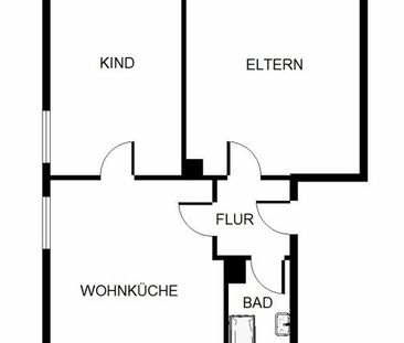 Für Studenten: günstige 2-Zimmer-Wohnung - Photo 4