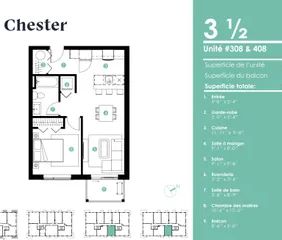 Appartement · 64 m² · Huntingdon - Photo 2