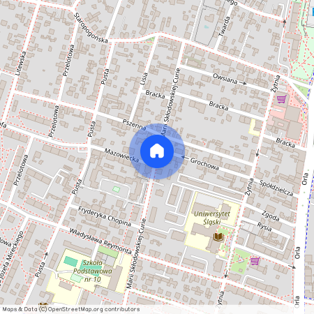 ul. Marii Skłodowskiej-Curie, Pogoń, Sosnowiec, śląskie