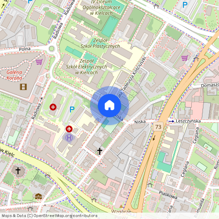 ul. Niska, Śródmieście, Kielce, świętokrzyskie