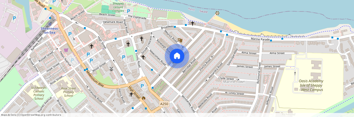 Alma Road, Sheerness, Kent, ME12