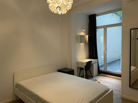 IXELLES: REZ DE CHAUSSE MEUBLE 2 CHAMBRES +TERRASSE - Ixelles - Foto 5