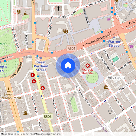 Cleveland Street, London, W1T 6PF