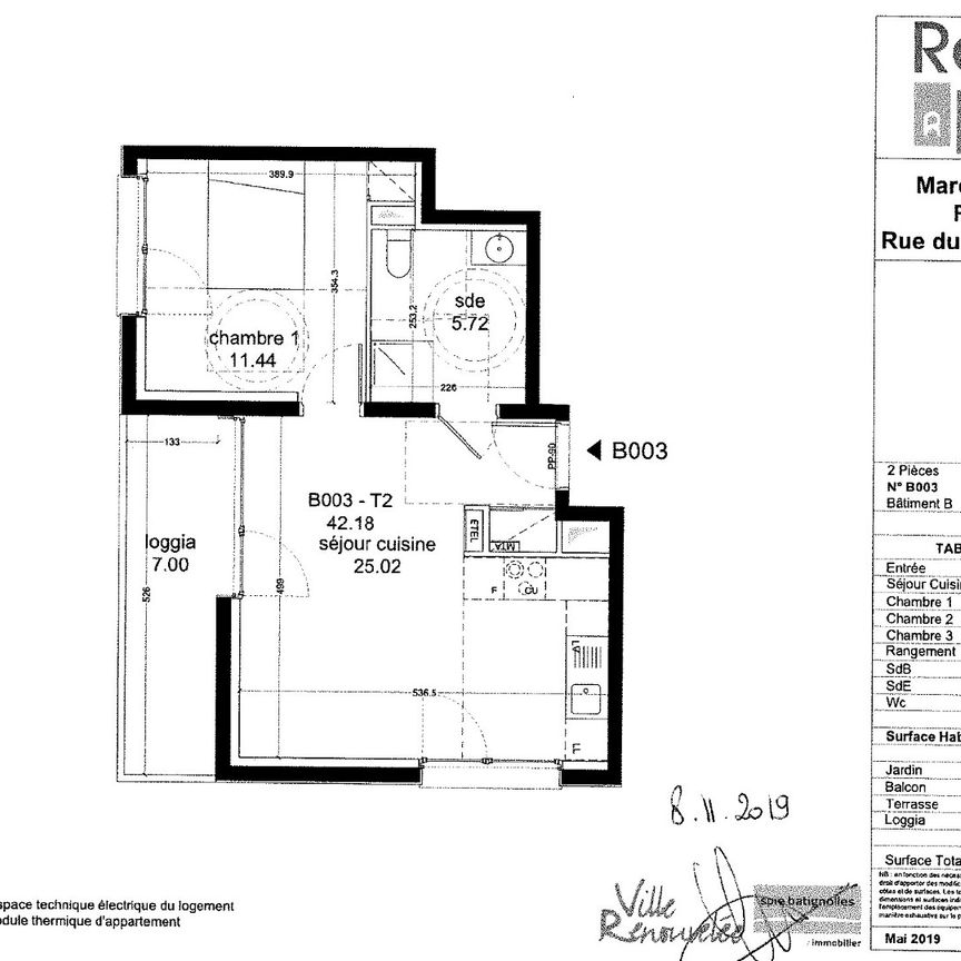 Location Appartement 2 pièces 42m² MARQUETTE LEZ LILLE 59520 - Photo 2