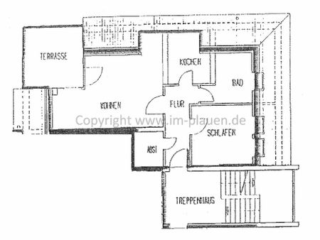 Am Bärenstein – Dachterrasse, EBK, Stellplatz - 2-Zimmerwohnung zur Miete in Plauen - Photo 3