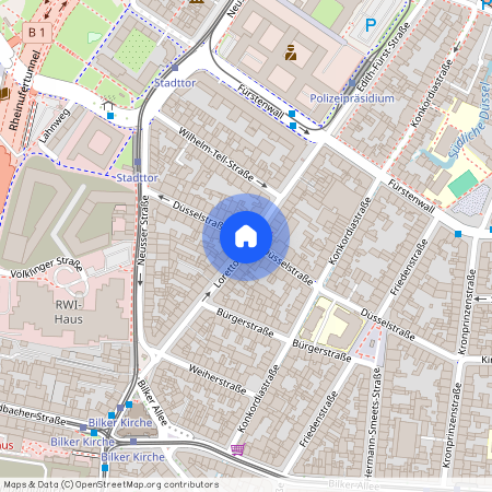 Lorettostrasse *, 40219, Düsseldorf