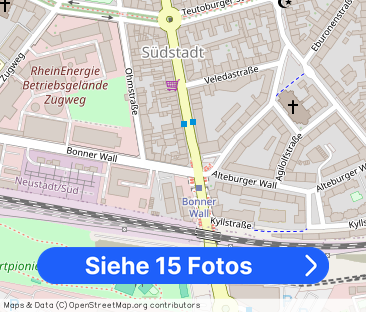 Citywohnung: Modern möbliert mit französischem Ballkon in der Südstadt - Foto 1