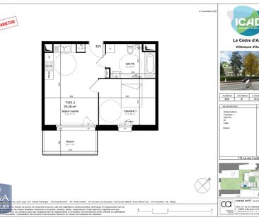 Location Appartement 2 pièces 39m² VILLENEUVE D ASCQ 59650 - Photo 1