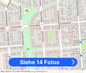 Lichtdurchflutete Dachgeschosswohnung mit Balkon und Einbauküche im... - Foto 1