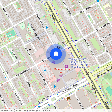 Kanaleneiland-Noord, 3527 GB, Bernadottelaan, Utrecht