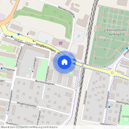 Katrineholm centrum v, Södermanland, Vingåkersvägen 23 A