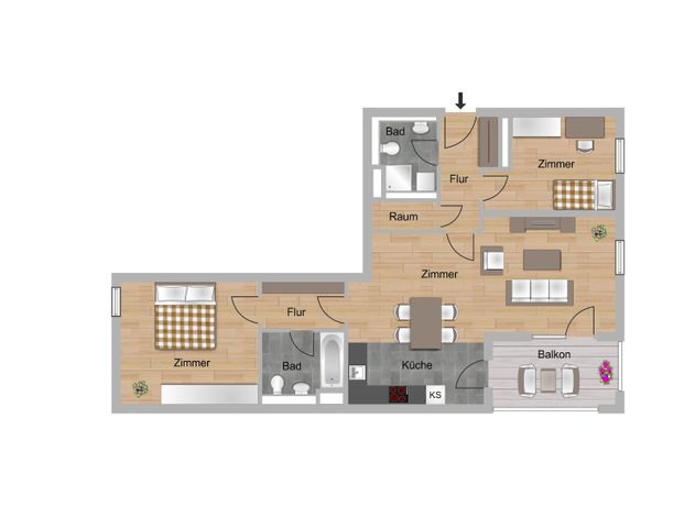 Neubauwohnungen im Schönhofviertel Frankfurt – Modern und zentral wohnen - Foto 1
