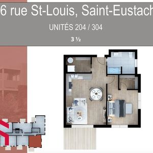 Appartement Saint-Eustache À Louer - Photo 3