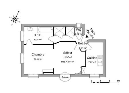 Location Appartement 2 pièces 41m² NANCY 54000 - Photo 5