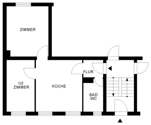 Wohnung mit großzügiger Küche im Erdgeschoss // EG links - Photo 1