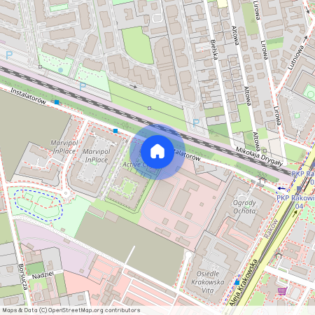 ul. Instalatorów, Raków, Włochy, Warszawa, mazowieckie