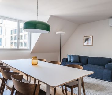 4min zum HB - möblierte 3.5 Zimmerwohnung mit Dachterasse - Photo 1