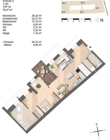 2 Zimmer Erstbezug in 1030 - Nähe Rochusmarkt! - Photo 4
