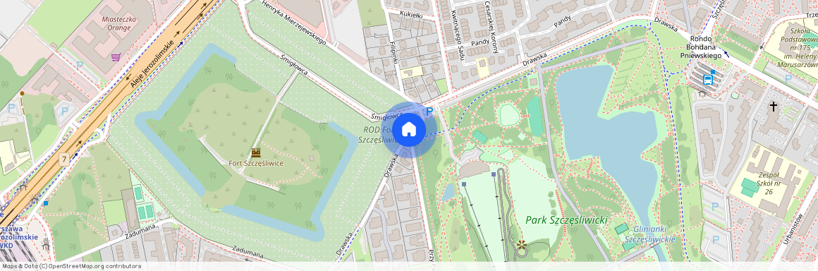 ul. Drawska, Szczęśliwice, Ochota, Warszawa, mazowieckie