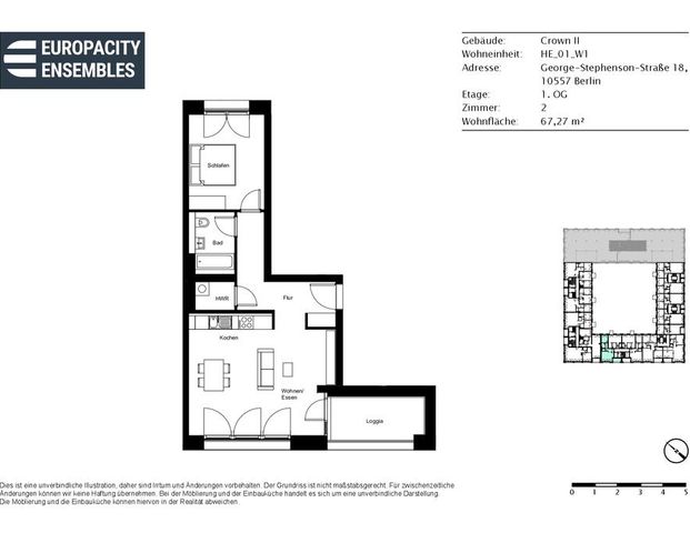 Luxury Meets Lifestyle – 3-Zimmer-Wohnung im Crown II - Photo 1