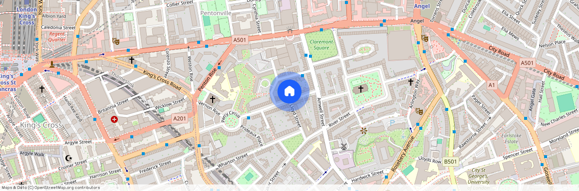 Great Percy Street, KINGS CROSS - CLERKENWELL WC1X