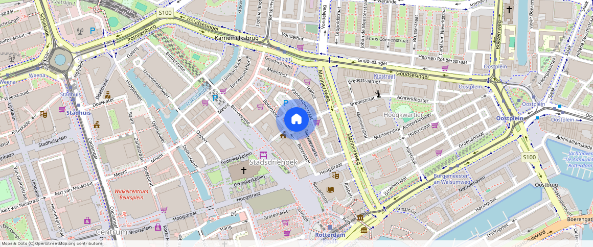 Bredestraat 208C, Stadsdriehoek, Rotterdam