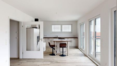 Exklusives Neubau-Maisonette-Penthouse mit Schlossblick, Dachterrasse, Garage in 1A-Lage - Photo 4