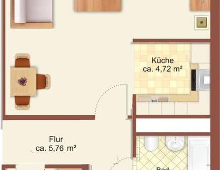 Großzügige 3-Raumwohnung mit ca. 30m² Wohnzimmer - Photo 1