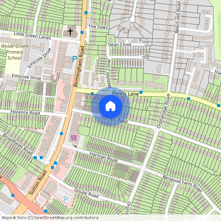 Holifast Road, Sutton Coldfield B72