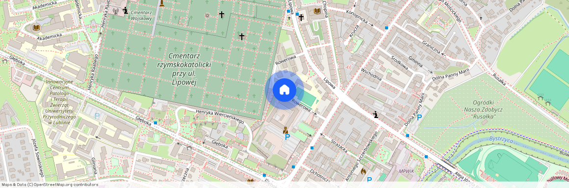 ul. Rowerowa, Śródmieście, Lublin, lubelskie