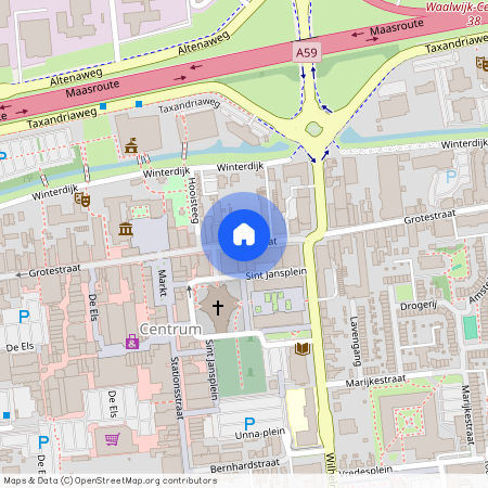 Centrum, 5141 HE, Grotestraat, Waalwijk