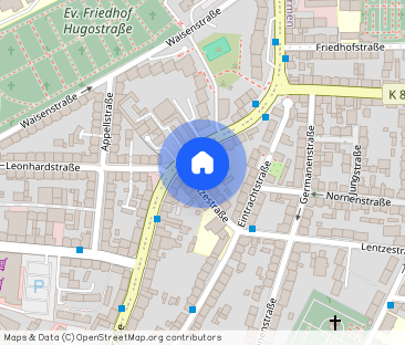 Helle, modernisierte 1,5 Zimmer-EG-Wohnung Einbauküche, Waschm. - Photo 1