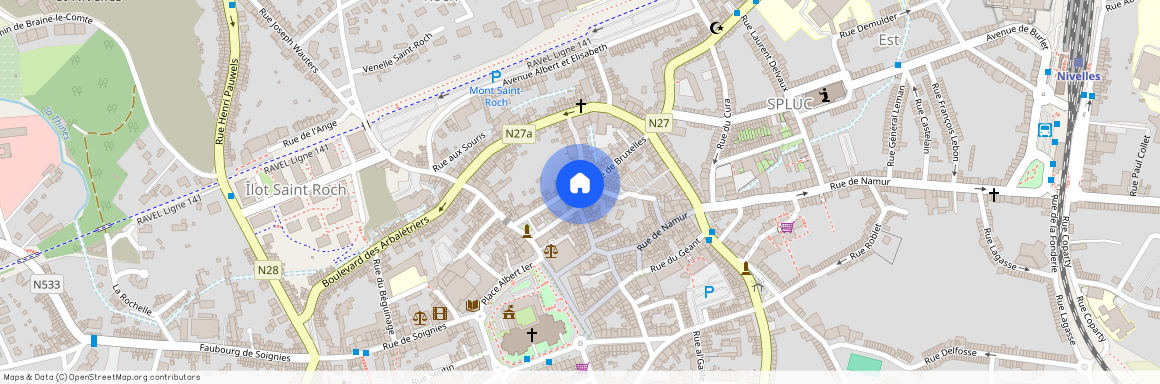 Rue de Bruxelles, 38, 1400, Nivelles
