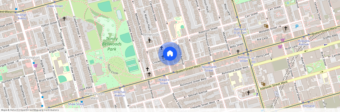 17 Claremont Street Unit# Back, Toronto