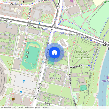 ul. Droga Dębińska, Łęgi Dębińskie, Wilda, Poznań, wielkopolskie