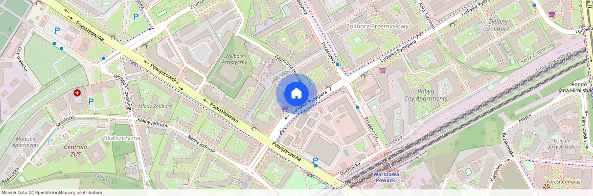 Żoliborz, ul. Zygmunta Hübnera, Warszawa