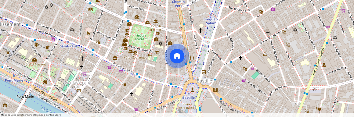 15 Rue Jean Beausire, 75004 Paris, France