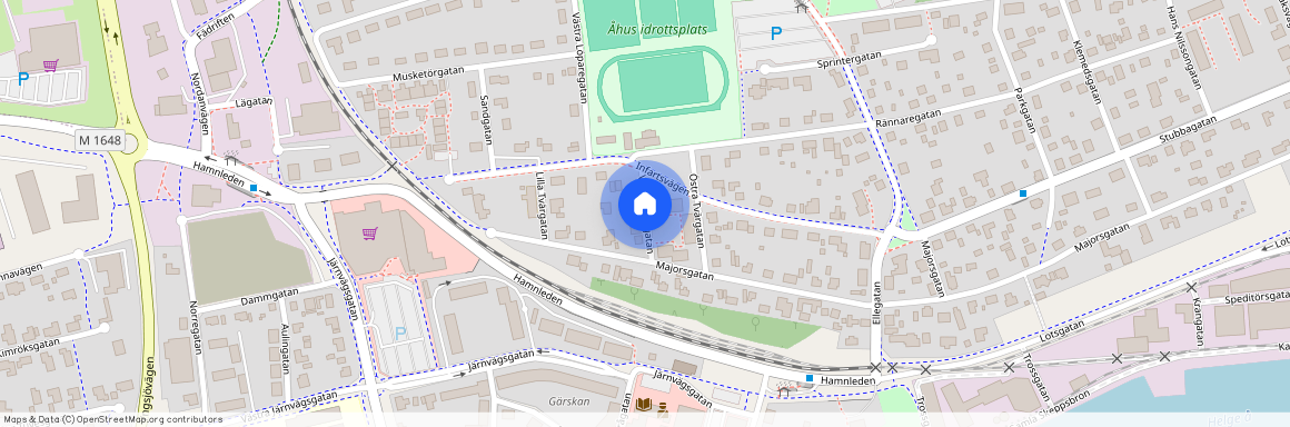 Västra Tvärgatan, Åhus