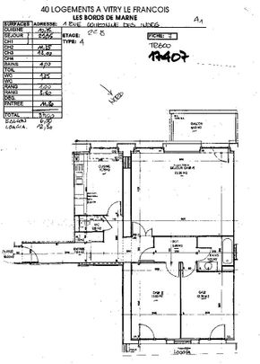 Location appartement T4 87.00m² à Vitry-le-francois (51300) Loyer CC * : 619.01 € Réf : ER.17407 - Photo 1