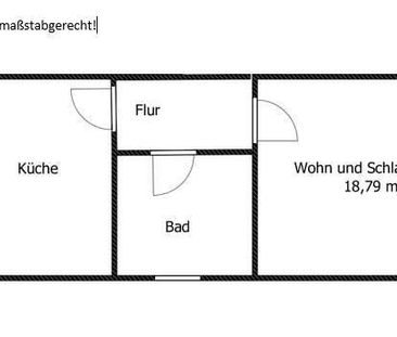 Klein aber Fein in Planitz. 1-Raum Wohnung mit Balkon sucht Sie! **... - Foto 6