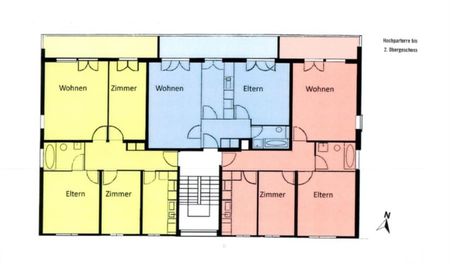 "moderne 3-Zimmer-Wohnung mit Balkon und eigener Waschmaschine" - Photo 5