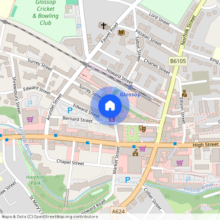 Railway Street, Glossop, Derbyshire, SK13