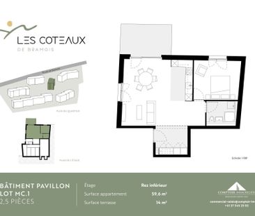 LAST LOT AVAILABLE – 2.5 rooms with private terrace in Bramois - Foto 5