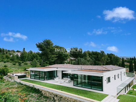 Villa ultra moderne à La Cadière d'Azur, vue mer - Photo 4