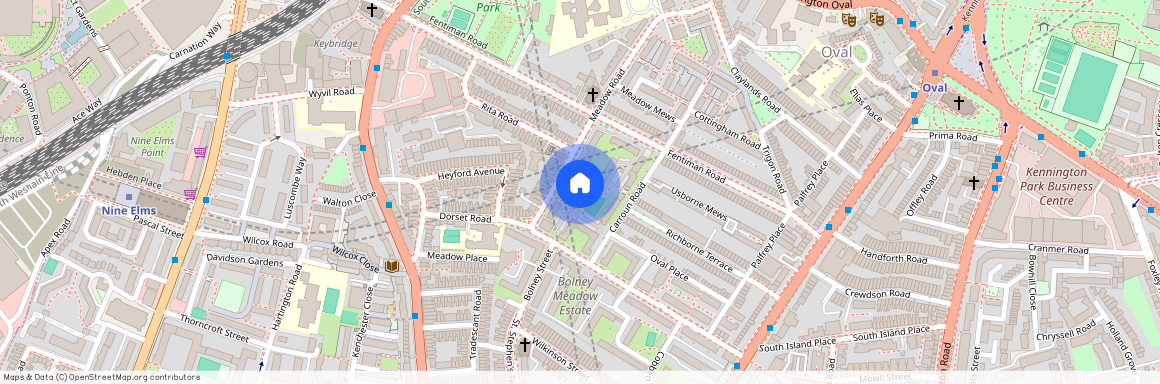 Meadow Road, Oval