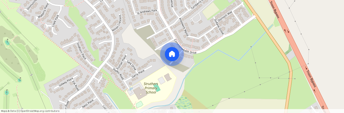 Castle Stuart Walk, Troon, South Ayrshire, KA10