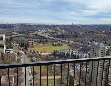 Best location, near to LRT station and restaurants. 2 bedroom condo with a view. | 1807N - 9909 104 Street NW, Edmonton - Photo 1